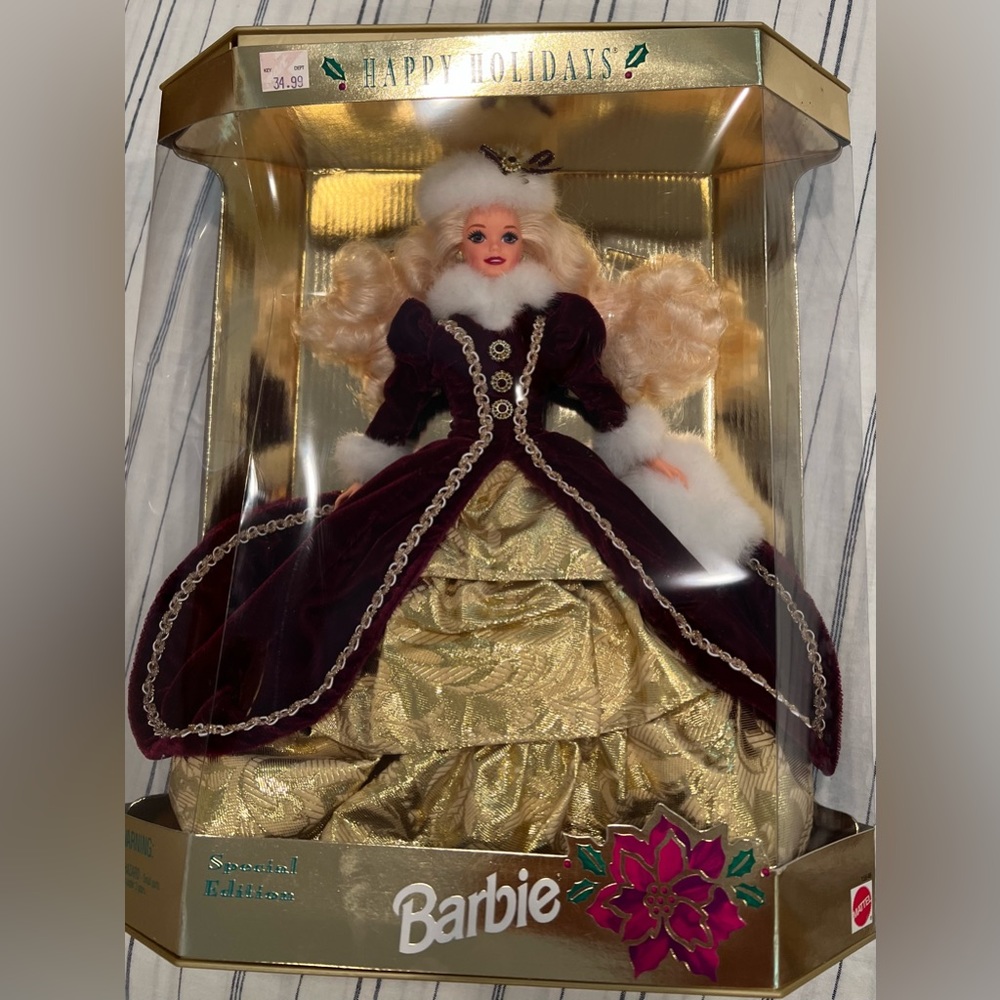 Vintage 1996 Happy Holidays Special Edition Barbie NRFB